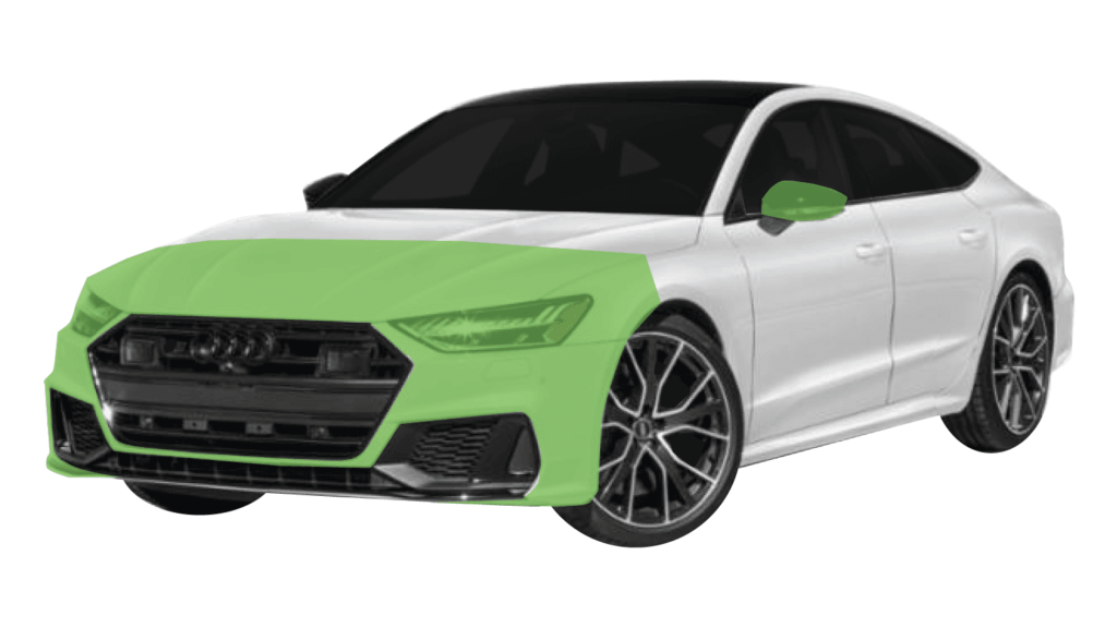 Paint Protection Film 29 Front end and mirror